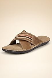 Blue Harbour Leather Crossover Strap Mule