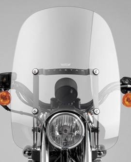National Cycle Spartan Windshield - 18.50in - Clear N21202 On Sale