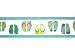 Flip-Flops Wall Border - 6.75