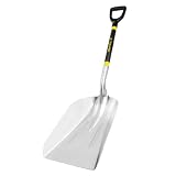 Truper 31296 Tru Pro 27 Inch Aluminum Scoop 10 Fiberglass D Ha