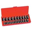 Irwin Industrial Tool 53227 Hex Head Multi-Spline Extractor Set, 25-Piece