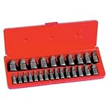 Irwin Industrial Tool 53227 Hex Head Multi-Spline Extractor Set, 25-Piece