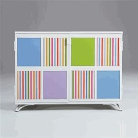 Powell LittleMissMatched SWITCHaroo Storage with Pull-Out Desk