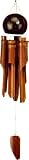 Asli Arts Model C201 Medium Whole Coconut Top Bamboo Chime
