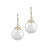 Yvel Pearl and Diamond Hook Earrings