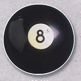 AutoCoaster 060~ Eight Ball billiards pool 8 ball ~ Tile Drink Coaster for car cupholder