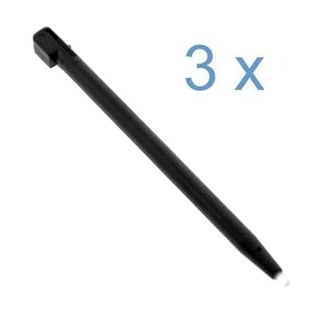 Black Replacement Stylus Pen - 3 Packs for Nintendo DSi NDSi / DSi XL