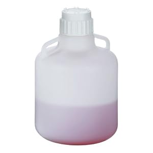Thermo Scientific Nalgene low-density polyethylene carboy with shoulder handles, 25 L