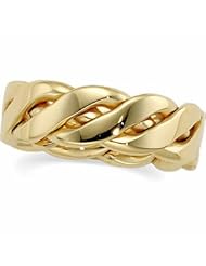 CleverEves 6.5mm Handwoven Band 14K Yellow