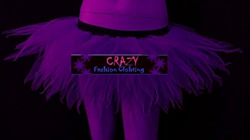 Purple Pointed Seven 7 Layer Tutu Skirt Neon Clubwear Dress Fancy Prom Halloween Christmas