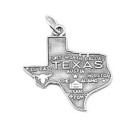 Sterling Silver Texas Charm