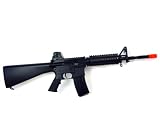 Starter Pack - M4 RIS Airsoft Rifle 380 FPS Metal Gear w/ 8000 BB