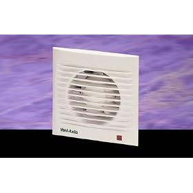 Vent Axia 4" Silhouette 100T Slimline Extractor Fan with Timer