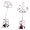 .25ct Garnet Gem Stone Round Silver Studs Image #3