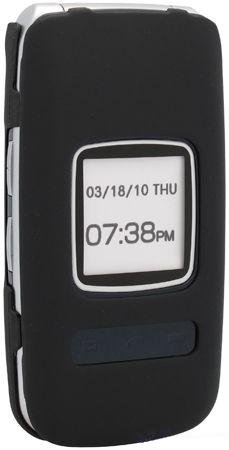 Black Rubberized Hard Phone Cover for Pantech Breeze II AT&T Protector Case
