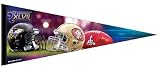 Super Bowl XLVII 47 Baltimore Ravens vs San Francisco 49ers NFL Football Dueling Premium Pennant