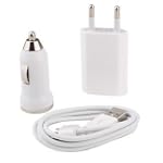 KIT CASA AUTO 3 IN 1 CARICABATTERIE A...