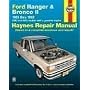 Ford Ranger and Bronco II Automotive Repair Manual : 1983-1992 2Wd and 4Wd Models With a Gasoline Engine Automotive Repair Manual (Haynes Automotive r