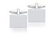 Square Plain Design Fashion Cufflinks 8149