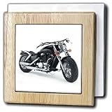 Tile Napkin Holder Picturing Picturing Harley-Davidson Motorcycle