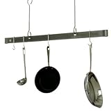 Enclume PR18-36-SS 36-Inch Offset Bar Premier Ceiling Rack, Stainless Steel