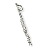 Bijou musique pendentif en argent : flûte Traversière