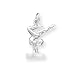 Sterling Silver Gymnast Charm