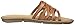 Skechers Cali Women's Indulge 2-Golden Hour Flip Flop,Brown,8 B US