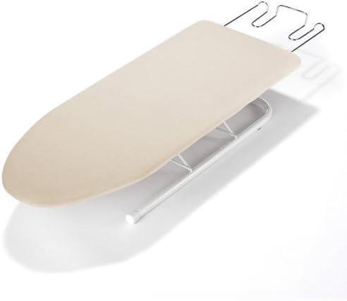Polder 1232-82 Tabletop Ironing Board with Pullout Iron Holder & Cotton Cover – Collapsible, Compact, & Portable Ironing Board