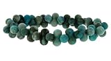 Peanut Style Crystal Bracelet - Turquoise Jasper