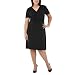 Merona® Women's Plus Slimming Solutions Wrap Dress - Brown/Ebony 