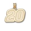 Driver Number 20 Large 5/8" Charm/Pendant