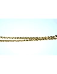 10k Yellow Gold Franco Chain 24 Inch High Polish Style