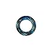 Swarovski Crystal #4139 14mm Cosmic Ring Pendant Bermuda Blue (1)