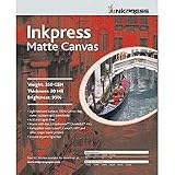 Inkpress Artists Waterproof Stretchable Canvas - Bright White Matte Inkjet Cloth - 20mil - 350gsm - 11x17 - 10 Sheets