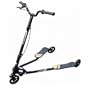 Bipattino Fliker Monopattino 3 ruote skateboard skate Fino a 100 kg Colore Nero