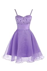 Junior Sequined Ruched Crystal Organza/Satin Short Homecoming Dress/Prom Dress/Party Dress 