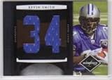 2008 Leaf Limited Rookie Jumbo Jerseys Jersey Number #30 Kevin Smith - Detroit Lions (Piece of Authentic Game-Worn Jersey - Serial #d to 50) (Football Cards)
