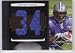 2008 Leaf Limited Rookie Jumbo Jerseys Jersey Number #30 Kevin Smith - Detroit Lions (Piece of Authentic Game-Worn Jersey - Serial #d to 50) (Football Cards)