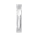 Solo MUW6-0007 Regal Polypropylene Medium Weight Spork, 9-25/128" Length x 2-25/128" Width, White (Case of 1000)