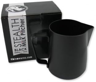 Rhinoware Black Milk Pitcher - Choose from 3 sizes! (12oz)