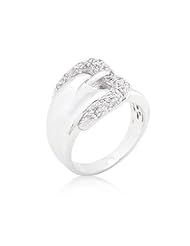 Simple CZ Belt Ring