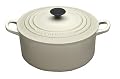Le Creuset Enameled Cast-Iron 5-1/2-Quart Round French Oven, Dune