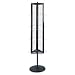 Safco 4113BL 3-Sided rotary literature rack, 12 pockets, 65 high, 16diameter base