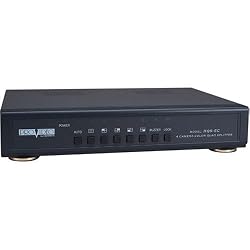SPECO RQS-5C Color Quad Splitter with Alarm Interface