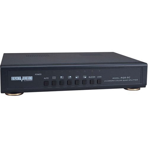 SPECO RQS-5C Color Quad Splitter with Alarm Interface
