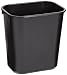 Amazon price tracker, Amazon price history charts, Rubbermaid Commercial Soft Molded Plastic 3.5-Gallon Trash Can, Rectangular, Black