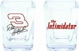 Dale Earnhardt Clear Square Prism Shot Glass