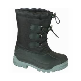 Snow Boots Black Tracks Unisex Male/Female Size 43/44 UK 9/10