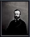 Art Poster Metal Framed Print - President Rutherford B. Hayes - Artist: National Archive- Poster Size: 14 X 11